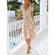 thumbnail image 4 of Vestido floral midi NikouMX con cuello en V para mujer, 4 of 7