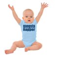 thumbnail image 3 of Gangsta Napper Rap Hip-hop Humor Romper Boys or Girls Infant Baby Brisco Brands 6M, 3 of 6