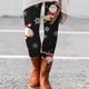 thumbnail image 1 of MKLEKYY Leggings de mujer, leggings de moda para mujer, pantalones casuales con estampado navideño, ajustados, elásticos y largos, 1 of 3