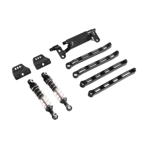 Amortiguador De Metal RC, Piezas De Actualización Para Coche RC DIY Para MN82 MN78 1:12, Escala RC, Color Negro