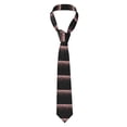 thumbnail image 2 of Gaeub Rose Gold Glitter1 Men's Classic Woven Jacquard Necktie Perfect for Weddings & Parties, 2 of 7