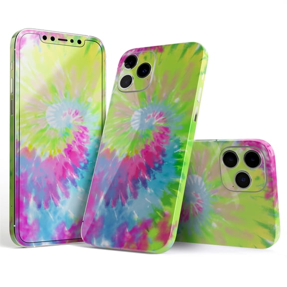 DesignSkinz Spiral Tie Dye V7 Full-Body Skin Decal Wrap Cover for iPhone 16
