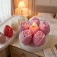 thumbnail image 3 of Tulip Mould - 2 Pcs 3D Tulip Candle Molds - Silicone Flower Shaped Moulds for Candle Making, DIY Resin Crafts, Fondant Cake Decoration, 3 of 8