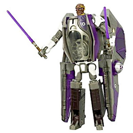 Star Wars Transformers Figure, Mace Windu Jedi Starfighter