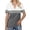 Gray, variant on Ladies' Short Sleeved V Neck Shirt Leisure and Work Comfortable, Fashionable Design Easy to Match Sizes S XXL