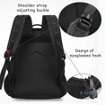 thumbnail image 5 of Bolsas de fútbol juvenil Sincero Mochilas deportivas para fútbol baloncesto Negro, 5 of 5