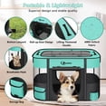 thumbnail image 4 of Corral para Mascotas Siedihit para Perros y Gatos, Portátil para Exterior e Interior, Verde, 4 of 6