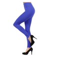 thumbnail image 5 of K-Cliffs Women's One Size Seamless Fleece Lined Leggings 2" Waistband,  (Royal), 5 of 8