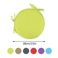 thumbnail image 2 of Coussins de Chaise de Jardin Ronds - Remplissage en Polyester, avec Attaches, pour Extérieur Intérieur, 2 of 6