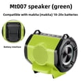 thumbnail image 1 of Altavoz Bluetooth Inalámbrico Reproductor MP3 Altavoz Amplificador para Makita/Dewalt/Milwaukee/Bosch Batería Li-ion de 18V 20V, 1 of 11