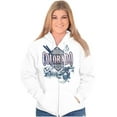 thumbnail image 3 of Colorado Denver Aspen Boulder CO Trip Unisex Fleece Graphic Zip Up Hoodie Brisco Brands 2X, 3 of 5