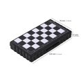 thumbnail image 2 of 1set Mini International Chess Folding Magnetic Plastic Chessboard Board Game Portable Kid Toy Portable, 2 of 4