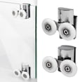 thumbnail image 1 of Bgsha Roues 23mm Haut Bas Rouleaux de Porte de Douche Haut et Bas, 1 of 9