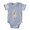 Heather Gray, variant on CafePress - Bichon Frise Party - Cute Infant Baby Football Bodysuit