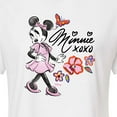 thumbnail image 3 of Disney - Minnie Mouse  - Juniors Cropped Cotton Blend T-Shirt, 3 of 5
