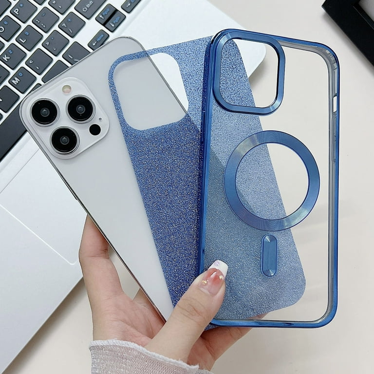 Case For IPhone 13 Case Glitter, Cute Sparkly Shiny Bling Sparkle Cover, Heavy Duty 3 In 1 Hybrid Hard PC Soft TPU Bumper Full Body Shockproof Protective Phone Cases For Women Girls