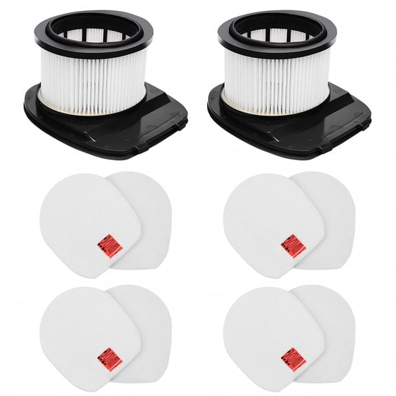 IZ382H IZ377H Filters for Shark IZ382H IZ377H IZ162H IZ362H IZ361H UZ365H WZ440H IZ440H IZ462H IZ482H IZ483H Stick Vacuums, Part XHF161H & 617FJ140, 2 Pack HEPA Filter 4 Pack Foam Kit