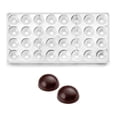 thumbnail image 3 of Moldes para chocolate en policarbonato con forma de 32 círculos, 3 of 5