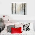 thumbnail image 5 of NJSTORE White Tree Canvas Large Wall Art for Living Room Winter Birch Framed Prints Tree Of Life Pictures Nature Scenery Painting Artwork Office Home Decor for Bedroom Dining, 5 of 6