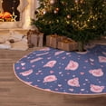 thumbnail image 5 of Sikiie Cute Pig Nativity Christmas Tree Skirt, Jesus Christian Winter Holiday Tree Mat Decoration(30-48IN)36", 5 of 6