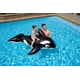 thumbnail image 4 of Inflable Para Alberca Ballena Negra Flotador Niños Con bomba de aire 193x119cm, 4 of 4