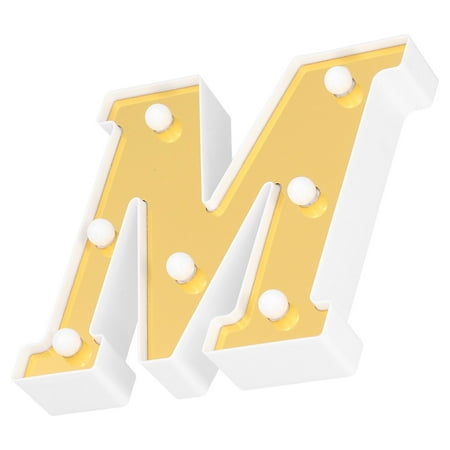 

Letter Lamp Indoor Lighting M Letter Lamp For Home Decorating For Party