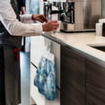 thumbnail image 5 of ZIATUBLE Marble Stripes Dish Hand Towel Reusable Dish Towels for Kitchen Drying with Snap Button Hanging Dual-Purpose Hand Towel Quick Dry Hanging Hand Towels for Bathroom, 5 of 7