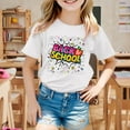 thumbnail image 2 of LUOGENLI Shirts for Girls 10-12 Kids School Season Back to School Season Printed Casual Short Sleeve Top T Shirt Tops for Girls 14-16 Trendy Cute Summer Tops for Girls 12-14 4-5 Years, 2 of 7