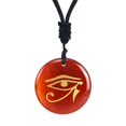 thumbnail image 2 of Collar de Ojo de Horus Yuyangstore con Colgante Redondo Rojo, 2 of 5