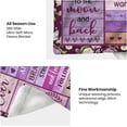 thumbnail image 2 of to My Cousin Birthday Gifts Cousin Throw Blanket Cousin Gifts for Women from Cousins Soft Blanket Christmas Thanksgiving New Year 50"x60"(Purple), 2 of 6