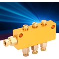 thumbnail image 4 of ZOUSSIQI Brass Oil Distributor Adjustable Lube Oil Piston Separator Divider Valve Lubrication System, TKType Distributor Value Manifold Block for Centralized Lubrication(One in, 3 out) CA919-18133, 4 of 9