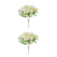 thumbnail image 2 of Inteprter Ramo de 7 peonías artificiales para el hogar y la Oficina, ramo de simulación, decoración para fiesta, tela de seda, decoración de boda Type3 NO3 Inteprter CBP260282, 2 of 5