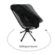 thumbnail image 2 of Swivel Chair Camping Portable Folding Chair 360 Degree Rotation with Carrying Bag Compatible Outdoor Camping Travel Beach Chair, 2 of 5