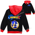 thumbnail image 3 of Abrigo de Sonics con figura de juego, cárdigan con bloques de colores y cremallera, sudadera de manga larga, estilo primaveral y otoño, ropa holgada y cálida, moda informal, 3 of 5