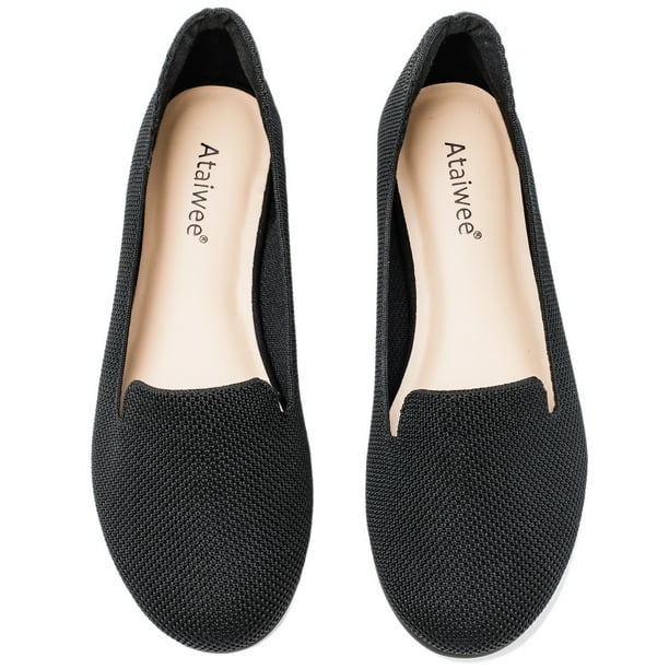 Ataiwee Women's Wide Width Flat Loafer Plus Size Fashion