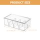 thumbnail image 2 of unbranded Caja Organizadora Transparente Para Té Con Divisiones Para Escritorio Y Almacenamiento De Café, 2 of 8