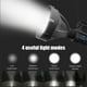 thumbnail image 4 of Naiovety Foco superbrillante ABS Linterna recargable con USB linterna LED potente portátil resistente al agua Estufas de camping, 4 of 6