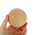thumbnail image 2 of ITSELFER Unfinished Wooden Ball Decorative Wooden Ball Diy Painting Balls Blank Ball, 2 of 6