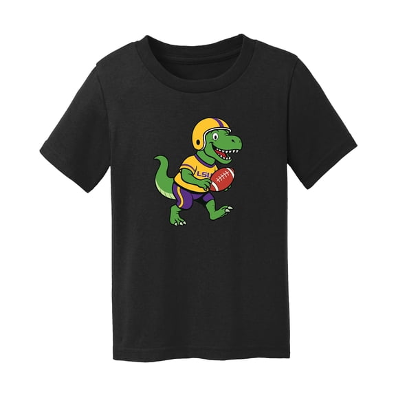 Toddler Chad & Jake Black LSU Tigers Dinosaur T-Shirt