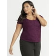 thumbnail image 2 of Jessica Simpson Women's Plus Yeil Surplice Top, Sizes 0X-4X, 2 of 6