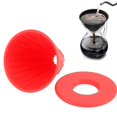 thumbnail image 2 of Taza de filtro de goteo de café plegable para senderismo, camping, hogar (rojo), 2 of 5
