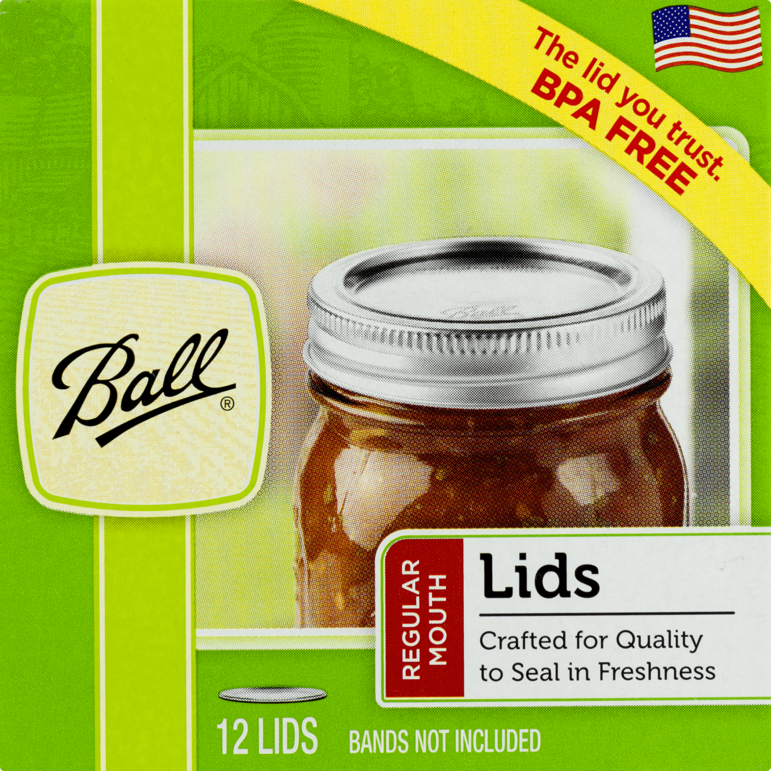 Ball Regular Mouth Lids, 12 Count - image 4 of 9