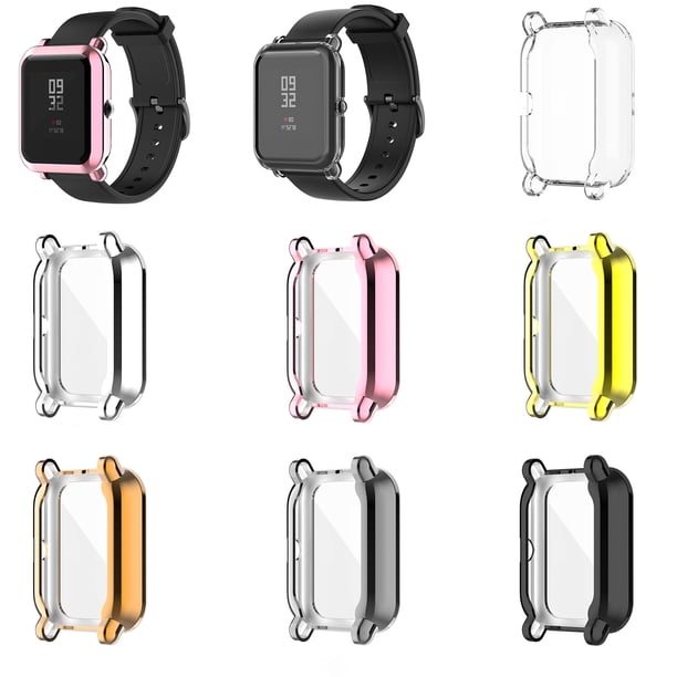 Gwong Electrónica TPU anti-scratch TPU Caja de reloj inteligente Protector de caja para Amazfit BIP 1S / POP
