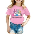 thumbnail image 5 of Easter Shirt for Toddler Trendy Soft White Rabbit Face Print Easter Story Tshirt Boys Kids Toddler 2026 Short Sleeve T-Shirt Tops, 5 of 5