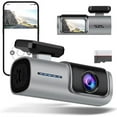 thumbnail image 1 of COFEST 2K Recorder Built-in WiFi GPS Front 10 Megapixel and Rear 720P Dual Dash Camera for Cars， 1.54 Inch Display， 170 Deg Wide Angle Dashboard Camera Recorder Silver, 1 of 8