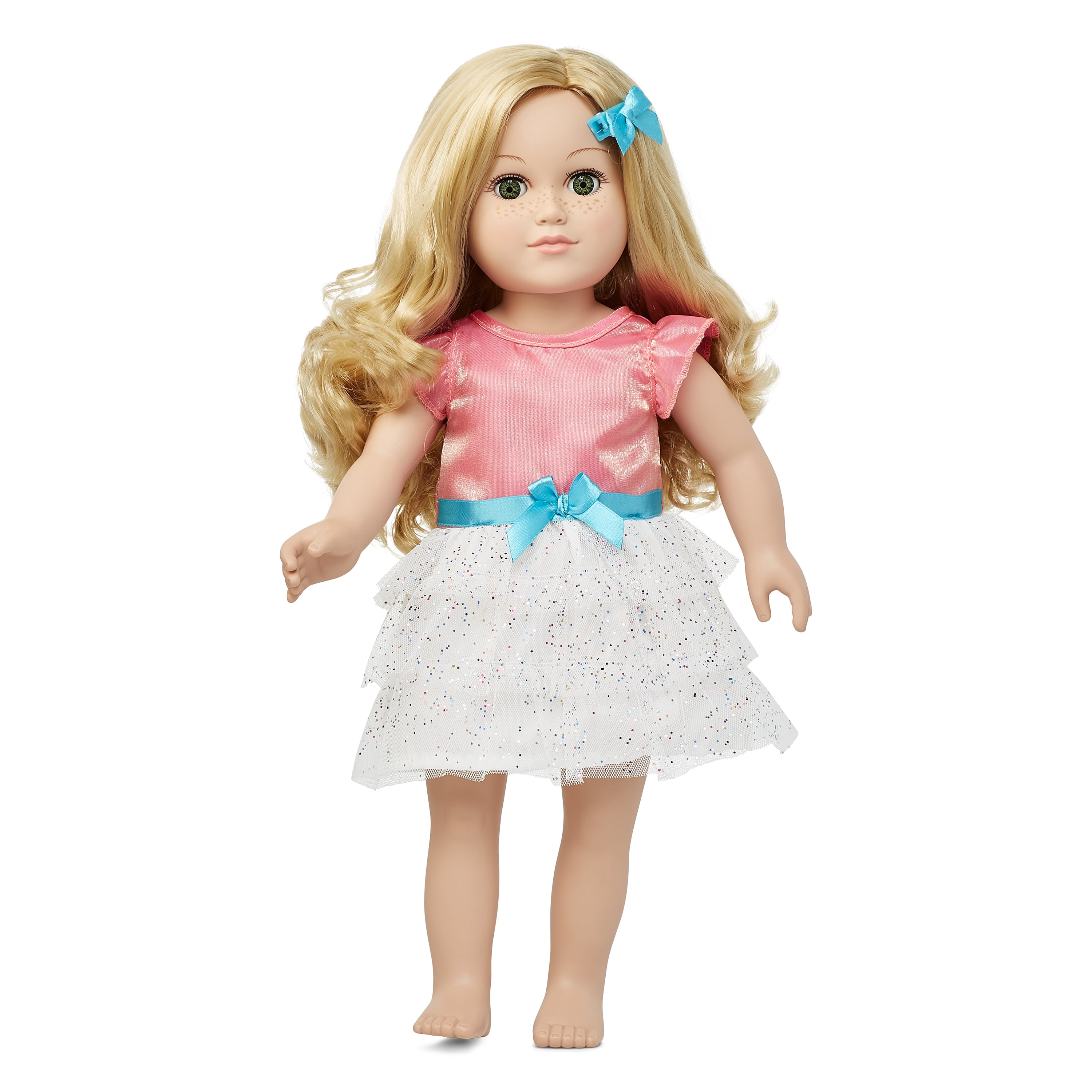 My Life As Pink Confetti Party Dress for 18" Dolls