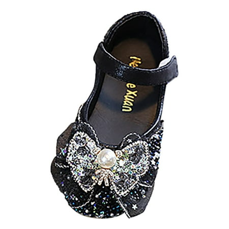 

zuwimk Toddler Girl Shoes Toddler Shoes Baby First Walking Trainers Toddler Boys Girls Soft Kid Cute Black
