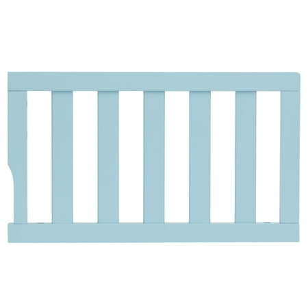 UPC: 0617629821130 | Dream On Me Convertible Crib Toddler Guard Rail in Aqua Sky Converts Cribs to Toddler Beds