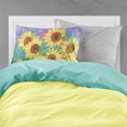 thumbnail image 2 of Carolines Treasures IBD0247PILLOWCASE Sunflowers & Purple Fabric Standard Pillowcase, 2 of 2