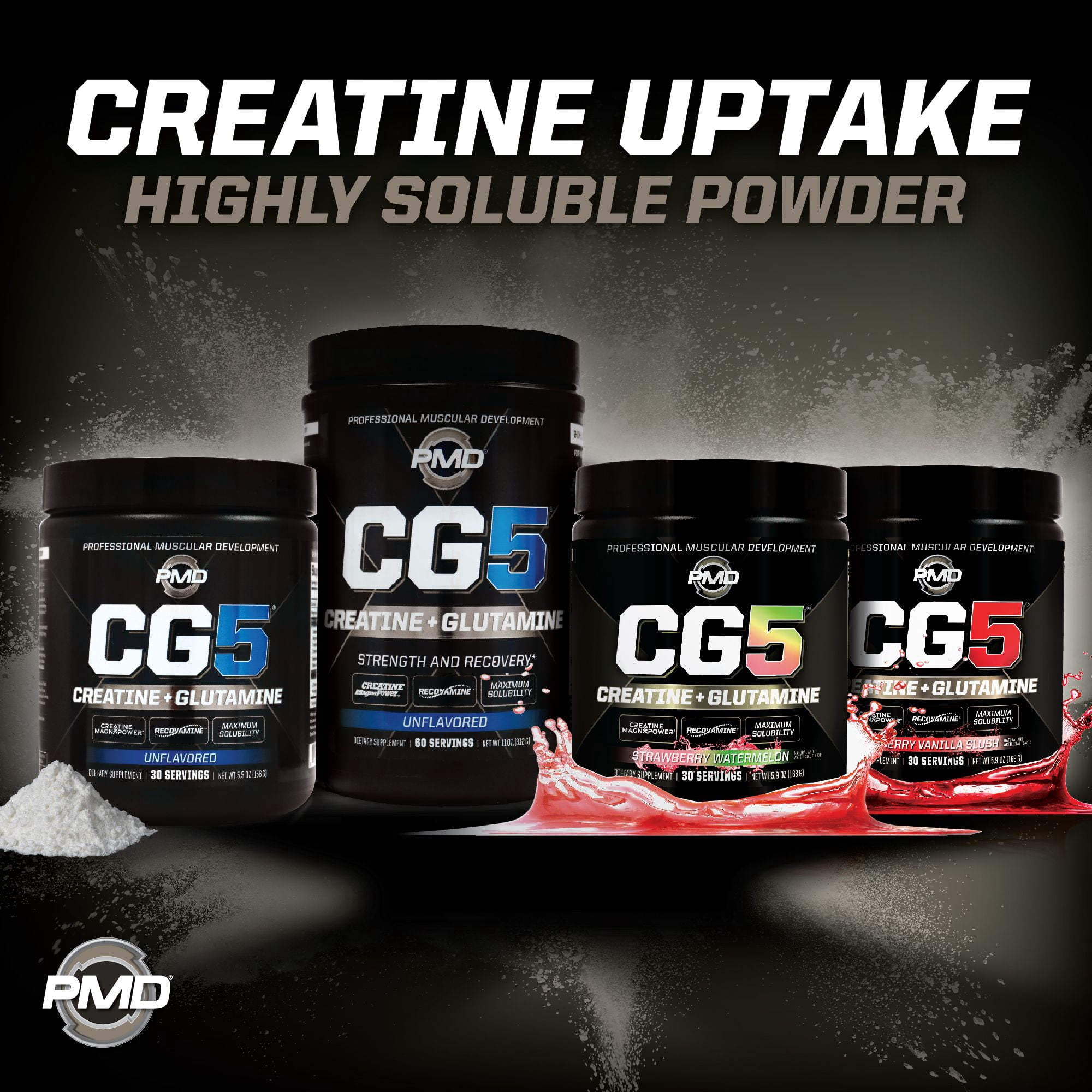 PMD Strawberry Watermelon Creatine + Glutamine 5.9 oz